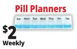 Ocean State Job Lot Weekly Pill Planner offer