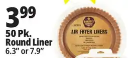 Ocean State Job Lot Baker's Choice Round Air Fryer Liners 50 Count offer