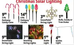 Ocean State Job Lot Christmas Solar Lighting offer