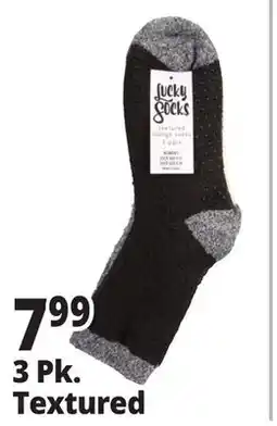 Ocean State Job Lot 3 Pk. Textured Cozy Socks offer