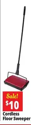Ocean State Job Lot Cleansweep Cordless Metal Carpet Sweeper Red offer