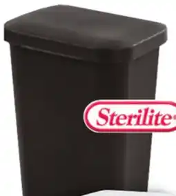 Ocean State Job Lot Sterilite Step-On Black Wastebasket 11.9 Gal offer