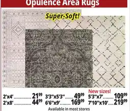 Ocean State Job Lot Opulence Area Rugs offer