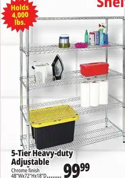 Ocean State Job Lot Method Storage Systems 5-Tier Adjustable Heavy-Duty Shelving 48 x 18 x 72 offer