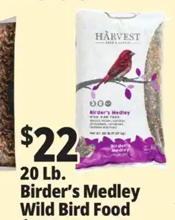 Ocean State Job Lot Harvest Birder's Medley Wild Bird Food 20 lbs offer