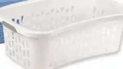 Ocean State Job Lot Rectangular Braided Weave Laundry Basket 50 L offer