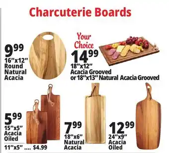 Ocean State Job Lot Charcuterie Boards offer