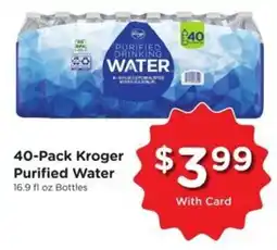 Kroger Kroger Purified Water offer