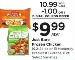 Kroger Just Bare Frozen Chicken offer