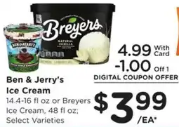 Kroger Ben & Jerry's Ice cream offer