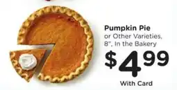 Kroger Pumpkin Pie offer