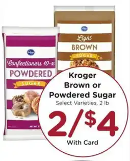 Kroger Kroger Brown or Powdered Sugar offer