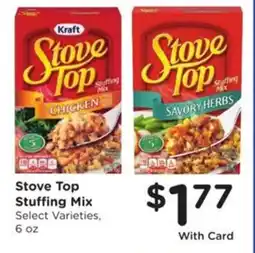 Kroger Stove Top Stuffing Mix offer