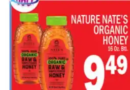 C Town NATURE NATE'S ORGANIC HONEY offer