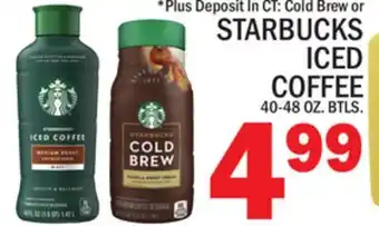C Town STARBUCKS ICED COFFEE offer