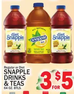 C Town SNAPPLE DRINKS offer