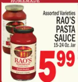 C Town RAO'S PASTA SAUCE offer