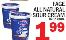 C Town FAGE ALL NATURAL SOUR CREAM offer