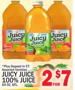 C Town JUICY JUICE 100% JUICE offer