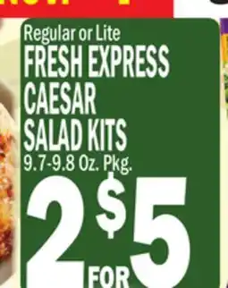 C Town FRESH EXPRESS CAESAR SALAD KITS offer