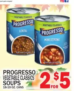 C Town PROGRESSO VEGETABLE CLASSICS SOUPS offer