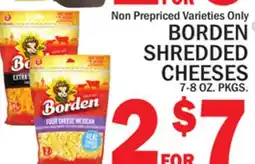 C Town BORDEN SHREDDED CHEESES offer