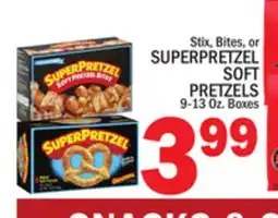 C Town SUPERPRETZEL SOFT PRETZELS offer