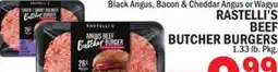 C Town RASTELLI'S BEEF BUTCHER BURGERS offer