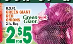 C Town GREEN GIANT RED ONIONS 2 lb. Bag offer