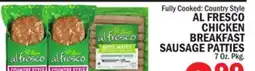 C Town AL FRESCO CHICKEN BREAKFAST SAUSAGE PATTIES offer