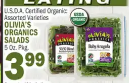 C Town OLIVIA'S ORGANICS SALADS offer