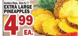 C Town EXTRA LARGE PINEAPPLES offer
