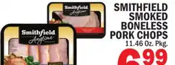 C Town SMITHFIELD SMOKED BONELESS PORK CHOPS offer