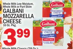 C Town GALBANI MOZZARELLA CHEESE offer