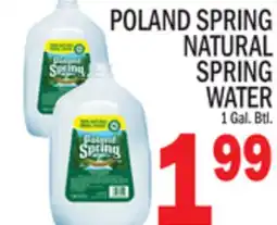 C Town POLAND SPRING NATURAL SPRING WATER offer
