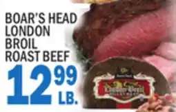 C Town BOAR'S HEAD LONDON BROIL ROAST BEEF offer