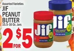 C Town JIF PEANUT BUTTER offer