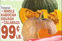 C Town WHOLE KABOCHA SQUASH, CALABAZA offer