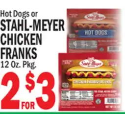 C Town STAHL-MEYER CHICKEN FRANKS offer