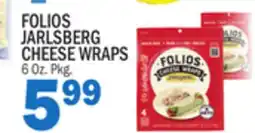 C Town FOLIOS JARLSBERG CHEESE WRAPS offer