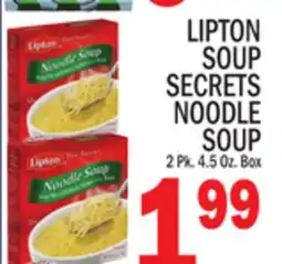 C Town LIPTON SOUP SECRETS NOODLE SOUP offer