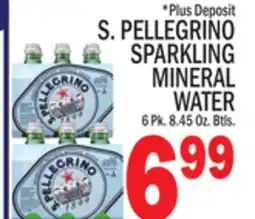 C Town S. PELLEGRINO SPARKLING MINERAL WATER offer