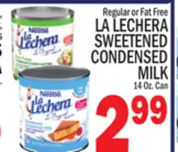 C Town LA LECHERA SWEETENED CONDENSED MILK offer