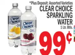 C Town CLEAR CHOICE SPARKLING WATER 1 Ltr. Btls offer