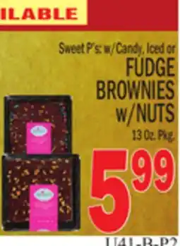 C Town FUDGE BROWNIES w/NUTS 13 Oz. Pkg offer