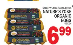 C Town NATURE'S YOKE ORGANIC EGGS offer