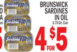 C Town BRUNSWICK SARDINES IN OIL offer