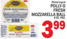 C Town POLLY-O FRESH MOZZARELLA BALL 8 OZ. PKG offer