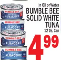C Town BUMBLE BEE SOLID WHITE TUNA offer