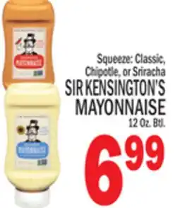 C Town SIR KENSINGTON'S MAYONNAISE offer